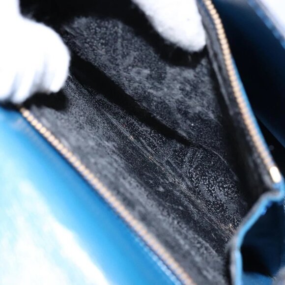 LOUIS VUITTON Epi Malesherbes Hand Bag Blue - Picture 13 of 14